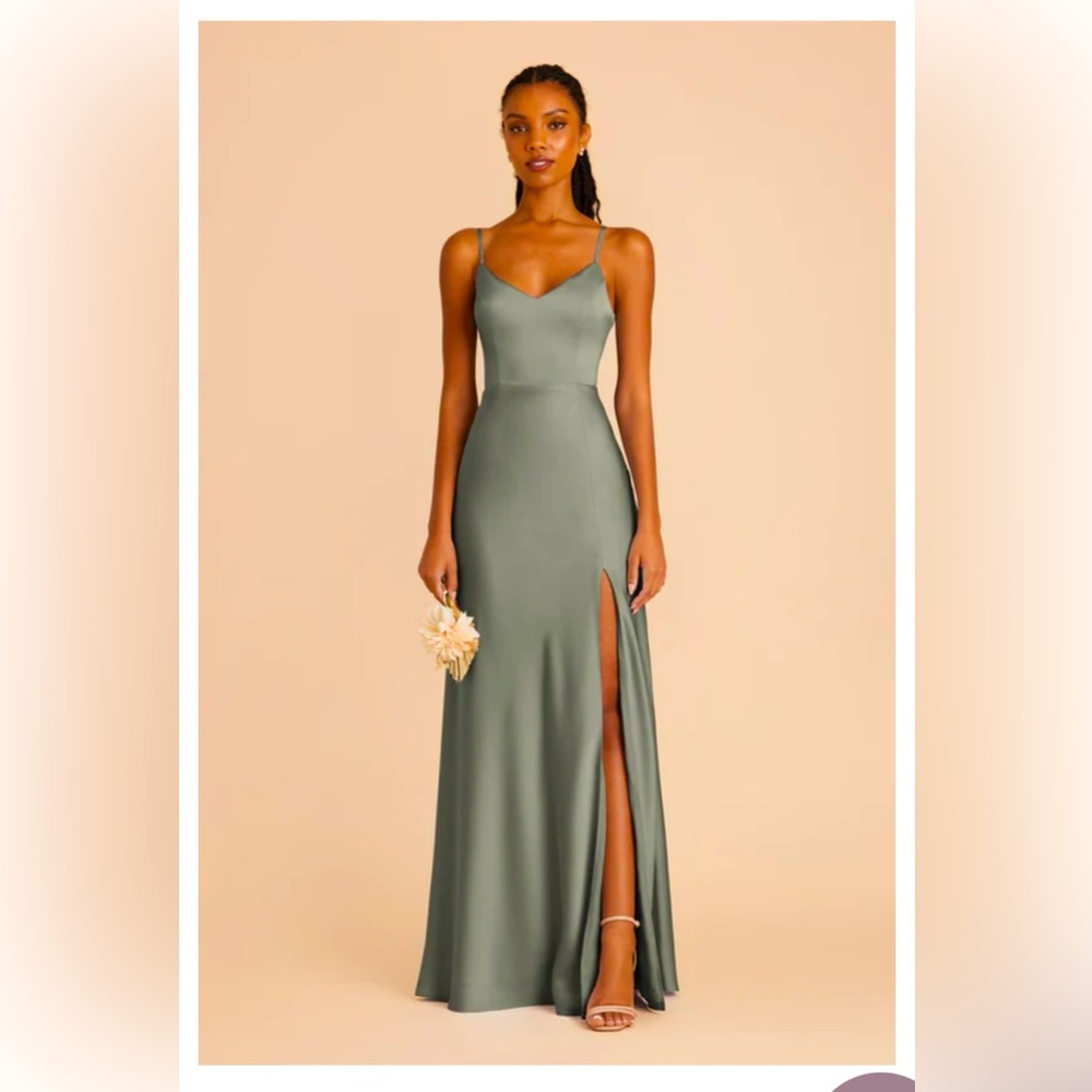 Birdy Grey - Jay Dress - Matte Satin - Sea Glass